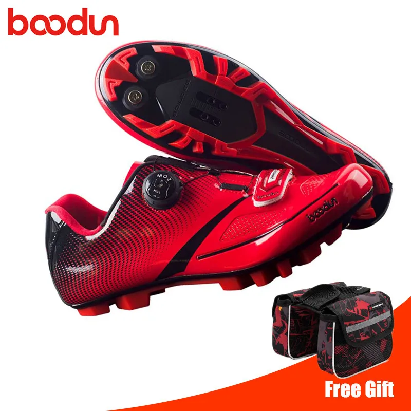 

BOODUN cycling shoes sapatilha ciclismo mtb 2019 women mountain bike shoes racing professional self-locking bicycle sneakers men