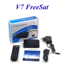 Nouveau Freesat V7 DVB-S2 HD Tv Satellite récepteur Soutien PowerVu Biss clé CCcam Newcam Youtube 3G USB WiFi 1080 p DVB-S2 Set-top boîte