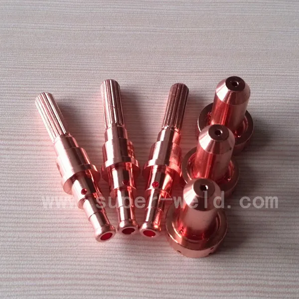 

9-8215 electrode 10pcs and 9-8210 nozzle 60A 10pcs Per Lot Thermal Dynamics plasma cutting consumables SL60-SL100