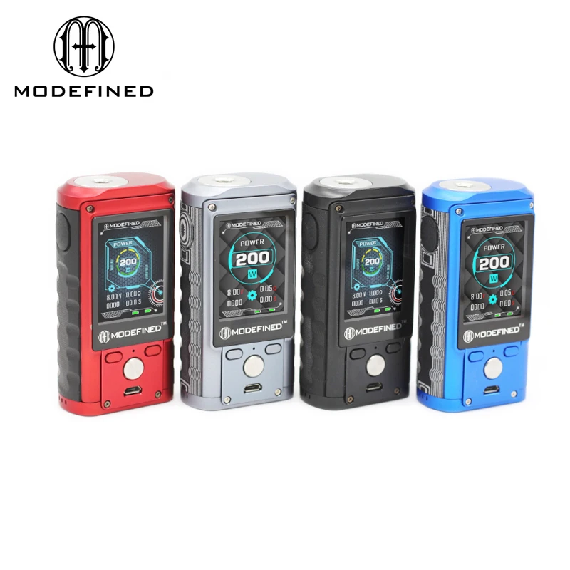 Оригинальный потерянный Vape modeed Draco 200 Вт поле Mod цвет экран Fit Двойной 18650 батарея испаритель VS Smoant Charon мини