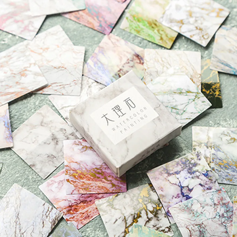 

Marble Bullet Journal Decorative Washi Stickers Scrapbooking Stick Label Diary Stationery Album Stickers