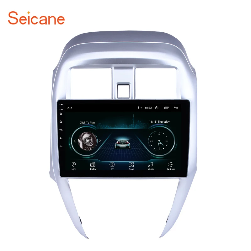 Автомобильный проигрыватель Seicane 10 1 дюймов Android 8 для 2015 Nissan Old Sunny мультимедийный