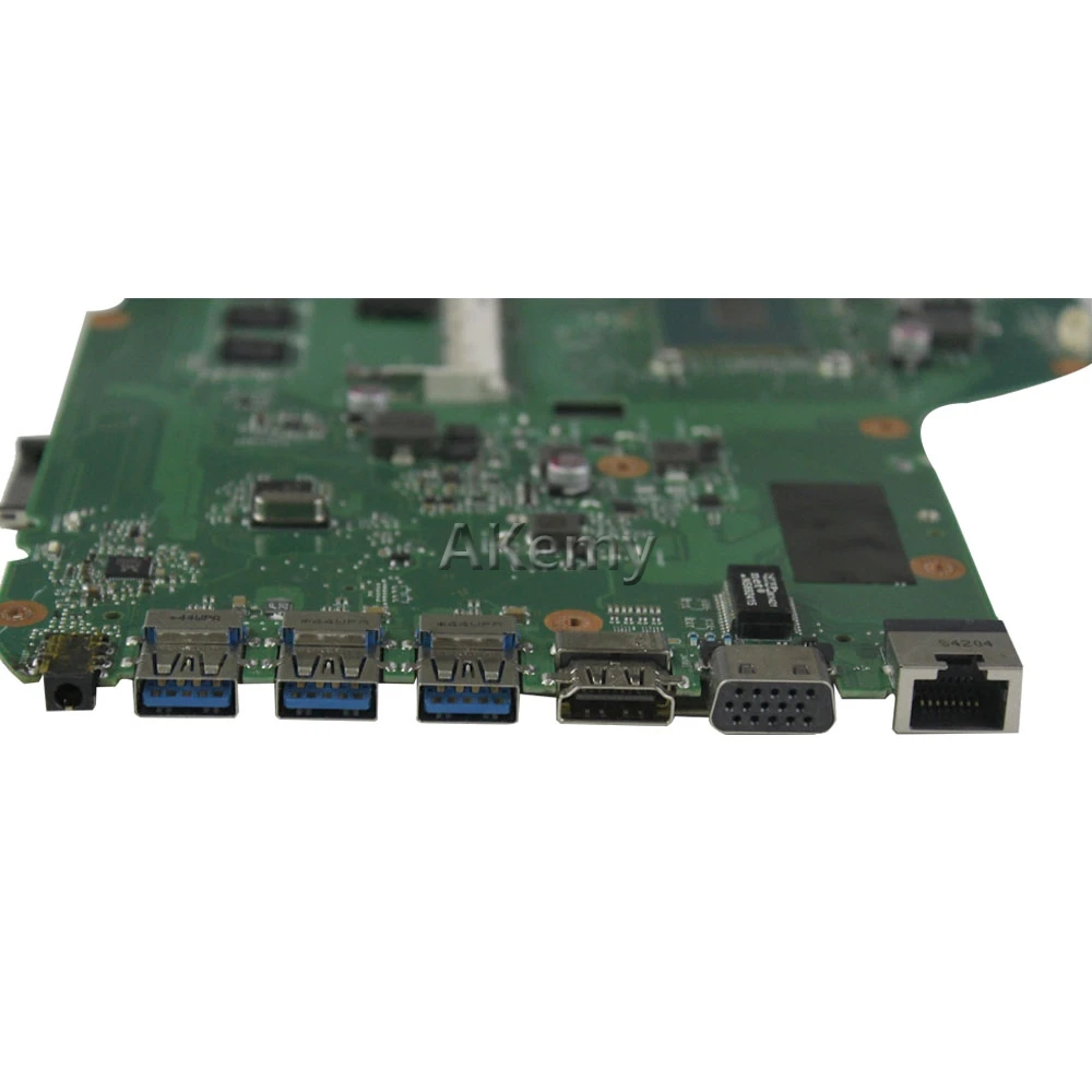 Akemy X751LD محمول اللوحة الأم ل ASUS R752L X751L X751LN اختبار اللوحة الأصلية I3-4010U GT820M