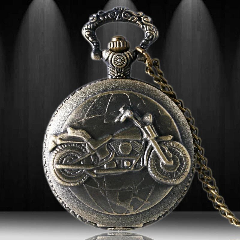 Buy Free Drop Shipping 3D Bronze Motorcycle Design