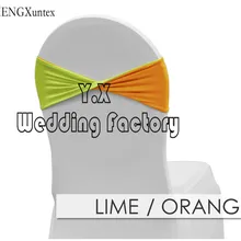 Красивый вид смешанных цветов лайкра лента \ Подвязка из спандекса для стула для украшение для свадьбы