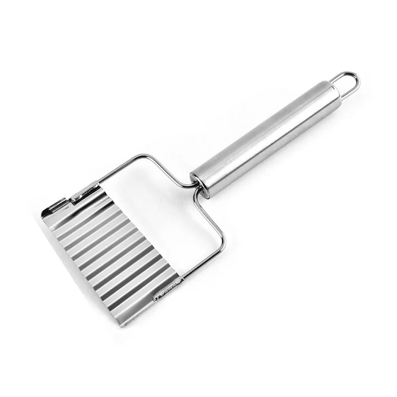 1PCS Stainless Steel Vegetable Carrot Wavy Cutter Slicer Potato Chips