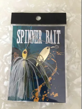 

BassLegend- Fishing DB-Spin Metal Bait Mini Spinnerbait Single Blade Bass Pike Trout Chub Lure 5.6g