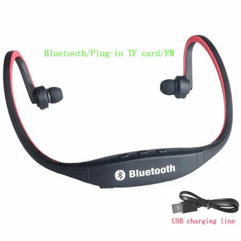 

Wireless Bluetooth HD Earphone Running Sports Stereo Bass Headset Hand-free Call Headphones with Mic for Phone