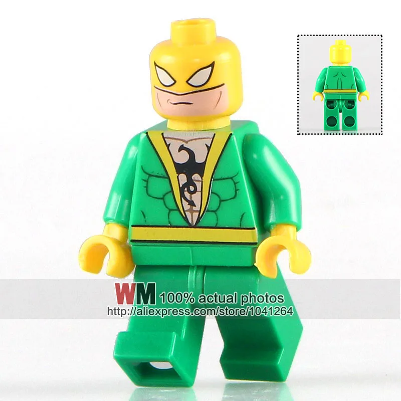 

WM Single Sale WM206 Iron Fist Custom Made Hot Movie Super Heroes Building Blocks Model Best Children Gift