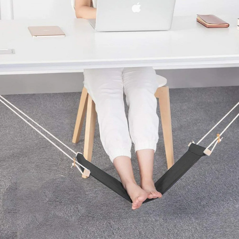 Adjustable Desk Feet Hammock Foot Chair Care Tool Portable Single ...