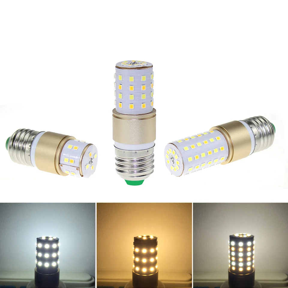 VBS E27 lámpara LED 2835SMD bombilla LED E14 4 W 5 W 7 W bombilla de maíz Bombillas Led Bombillas de luz para la iluminación del hogar caliente/Natural/blanco