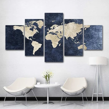 

5D DIY Mosaic Diamond Embroidery Acrylic Sale 5 Piece Earth Wall Sticker Full Square Drill Bedroom Decor Factory Direct