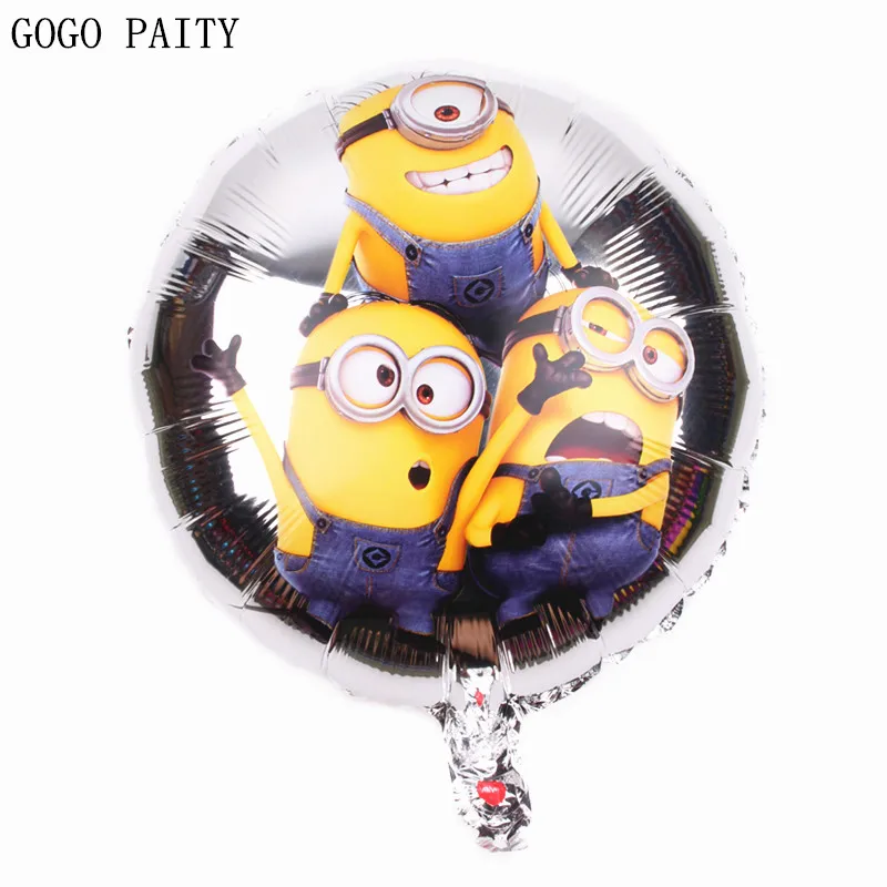 

GOGO PAITY Free shipping cartoon theme big eyes aluminum balloon birthday party decorations