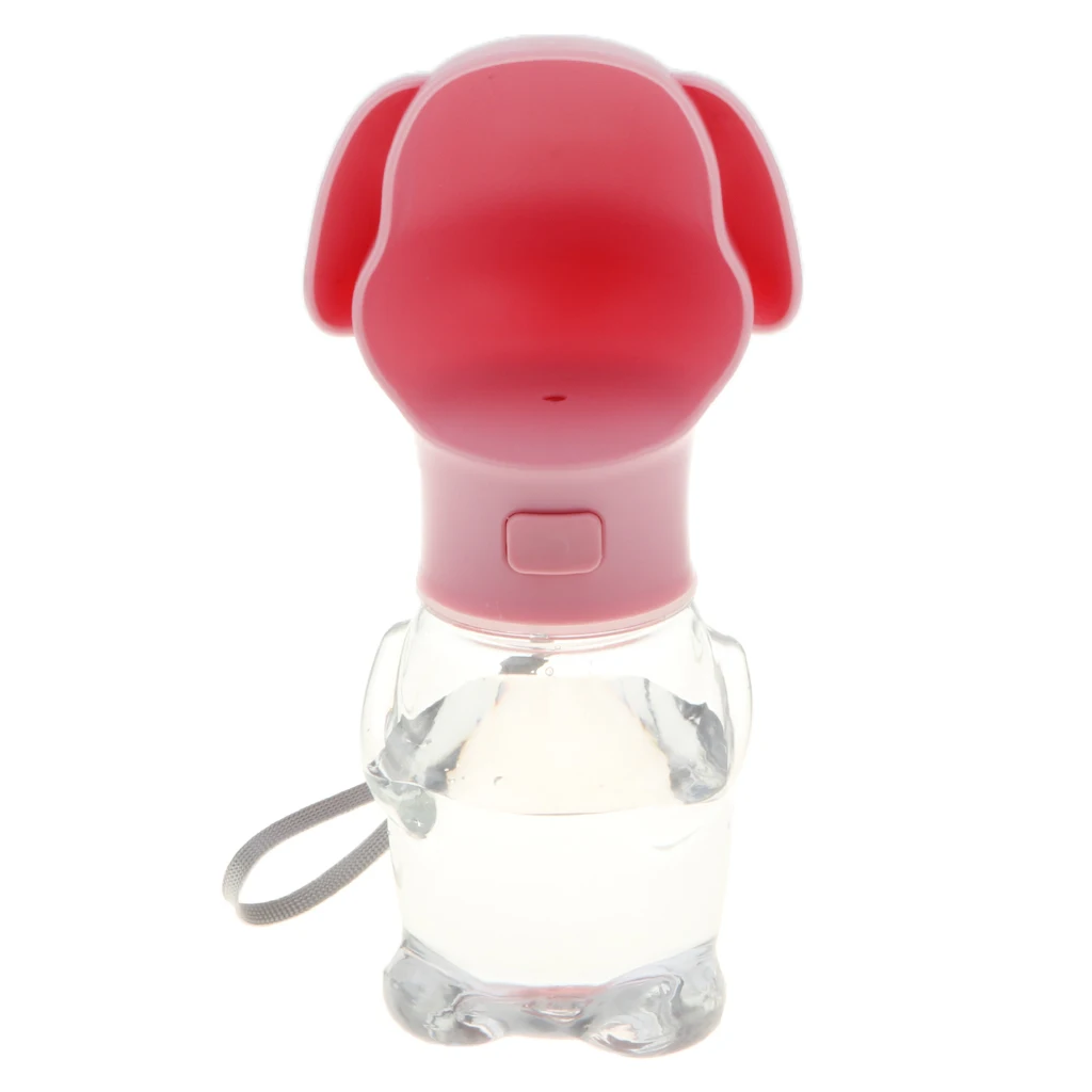 Cartoon Shape Portable Dog Water Bottle, Keep Pet Water Clean Leak Proof Lightweight Bottle Take it outside easily