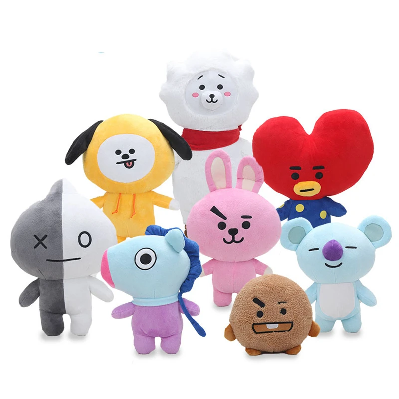 New Toys For Children Kpop BTS BT21 Bangtan Boys BT21 Plush Cushion