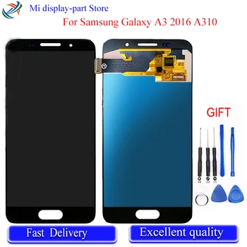

For Samsung Galaxy A3 2016 A310 A310F A310H A310M LCD Tested Display Digitizer Touch Screen Assembly +Tools