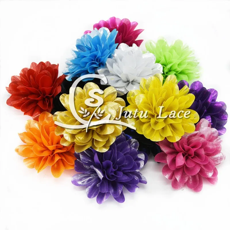 3.75''Scallop shiny flower (4)