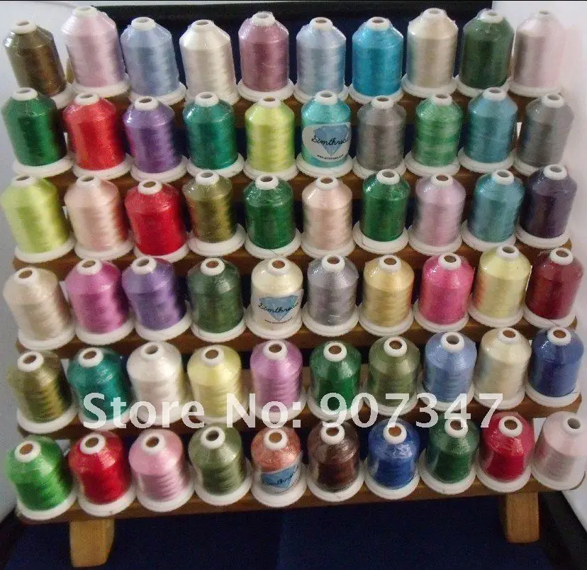 Набор для вышивки 61 цвет конус 1000 м|threaded stainless steel rod|yarn chartsyarn dyed fabric manufacturers |