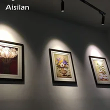 Aisilan, современный светодиодный светильник, потолочный Точечный светильник, s AC85-260V, 360+, 90 градусов, регулируемый, 5 Вт, 7 Вт, светильник, Светильники для гостиной, светильник