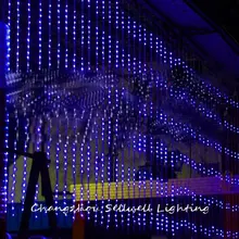 Специальное предложение Navidad елочные украшения хорошо! Свадебный Праздничный продукт отель витрина украшения 3*6 м лампа H209