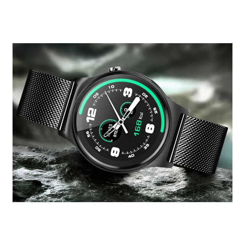 Новый gw01 bluetooth Смарт часы ips круглый экран smartwatch жизнь для apple ios huawei android