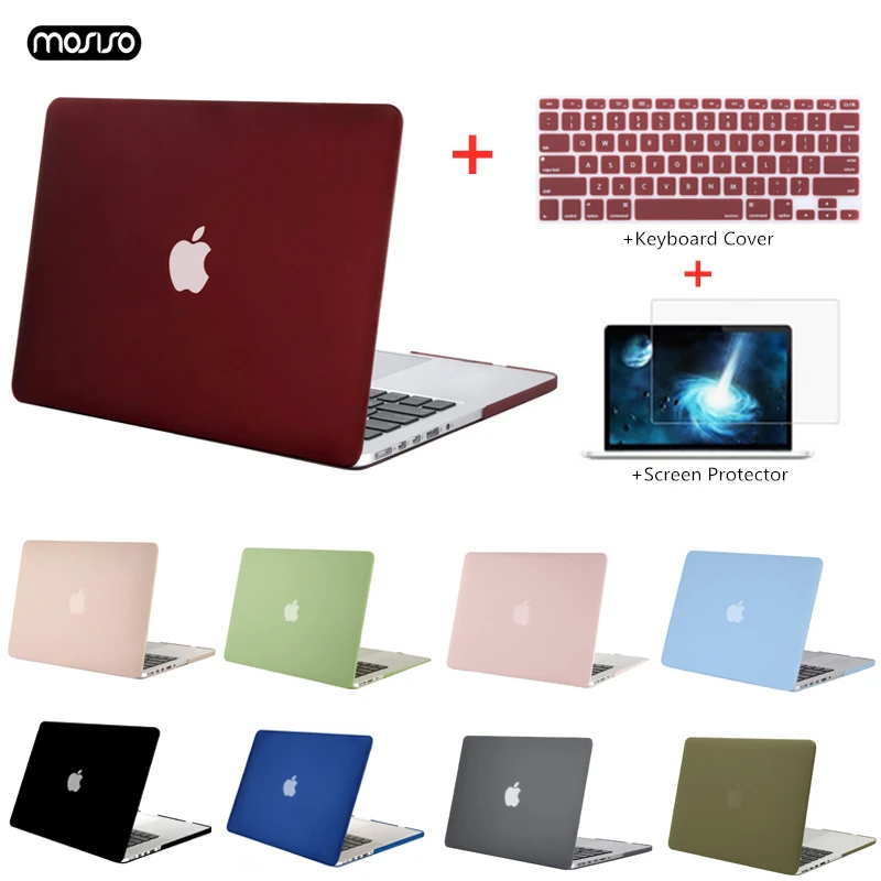 Матовый Жесткий чехол MOSISO 2019 для ноутбука MacBook Pro 13 Retina 15 модель A1502 A1425 A1398 book 3