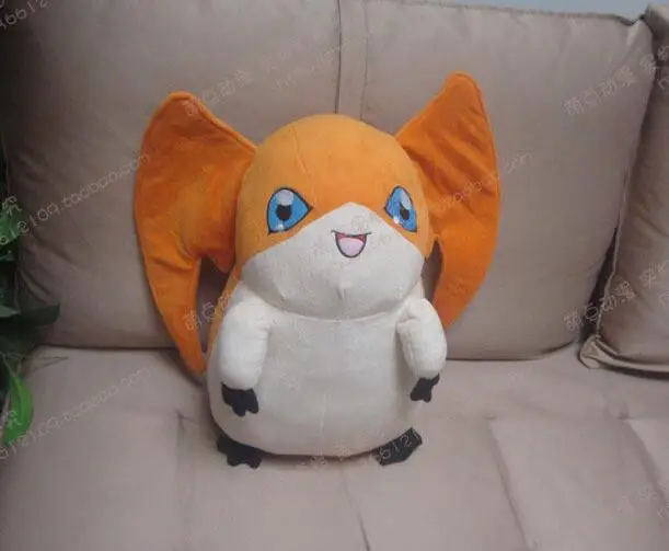 Patamon плюшевая анимэ кукла digimon Приключения Дигимонов Takaishi Takeru pet cut игрушка Косплей 45 см подушка высокого качества