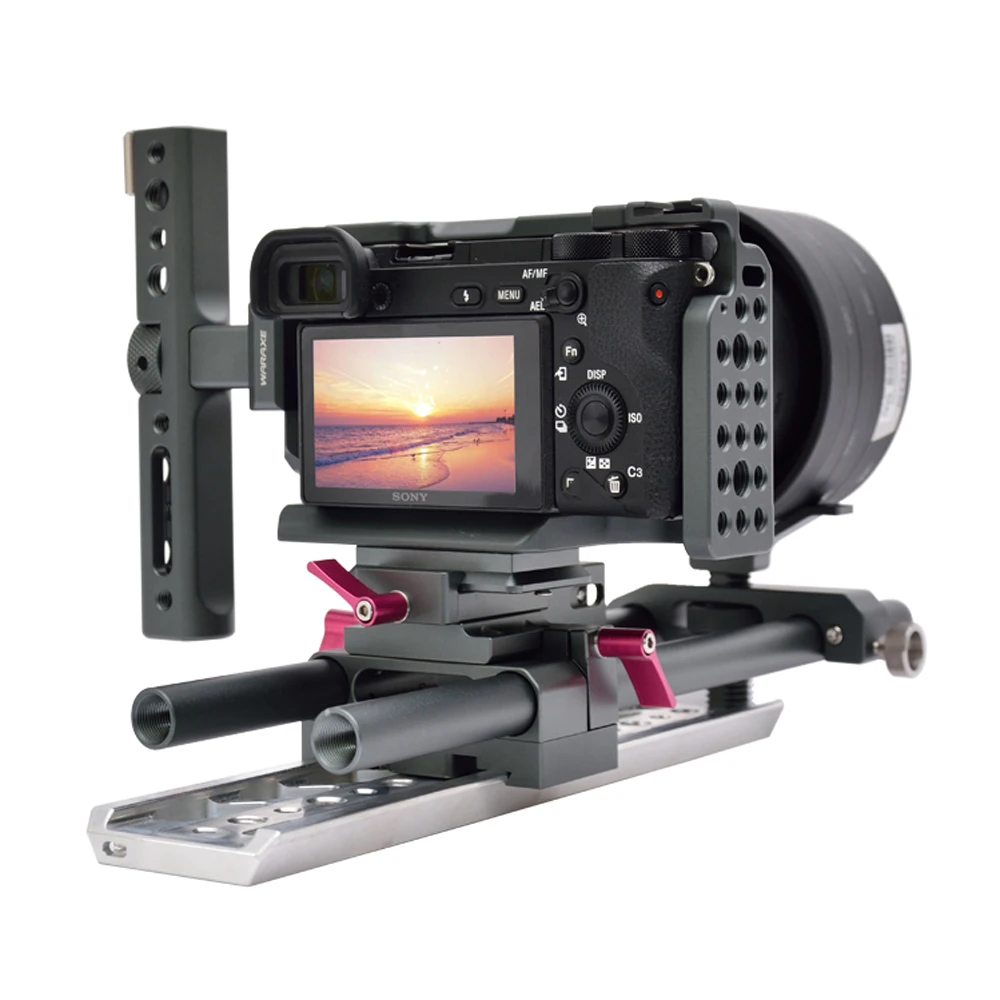 Комплект для профессиональной фотосъемки Rabbit клетка видеокамеры подходит Sony A6000