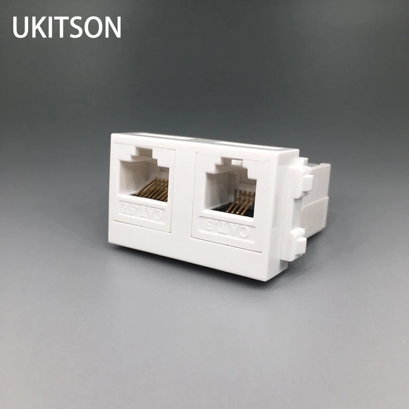 Качественный модуль Ethernet CAT5E RJ45 с разъемом для телефона CAT3 RJ11 23x36 мм|Удлинители