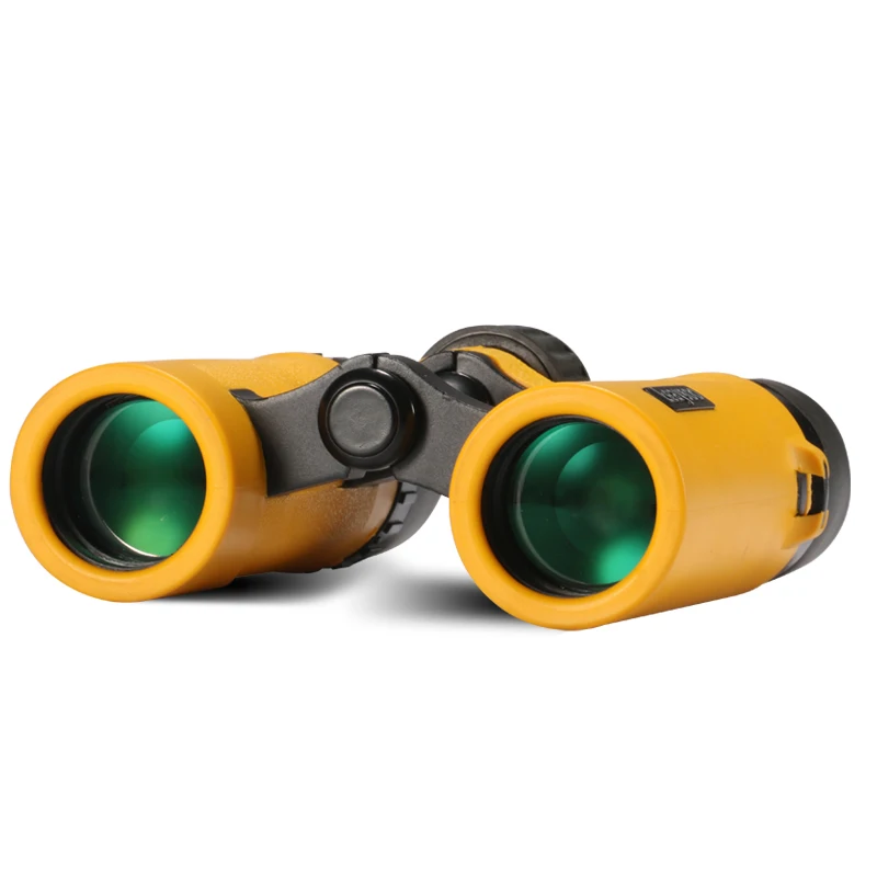 LEAYSOO 8X25 Zoom миниатюрный бинокль MC Green пленка складной кемпинг охотничий телескоп