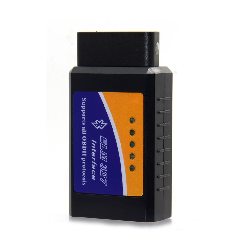 ELM 327 Bluetooth ELM327 OBDII/OBD2 V2.1 сканер для диагностики транспорта инструмент считыватель работает на Android Прямая поставка