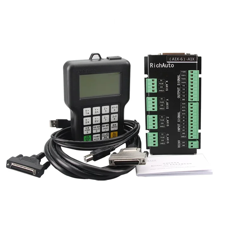 RichAuto A11 CNC DSP контроллер A11S A11E 3 оси для фотосистем|dsp axis|cnc controllercontrol cnc |
