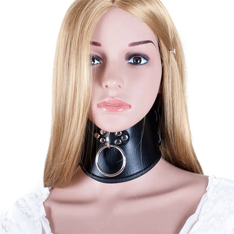 Buy Soft Pu Leather Fetish Sex Adult Collars For Lovers Sexy Collar Ring Slave