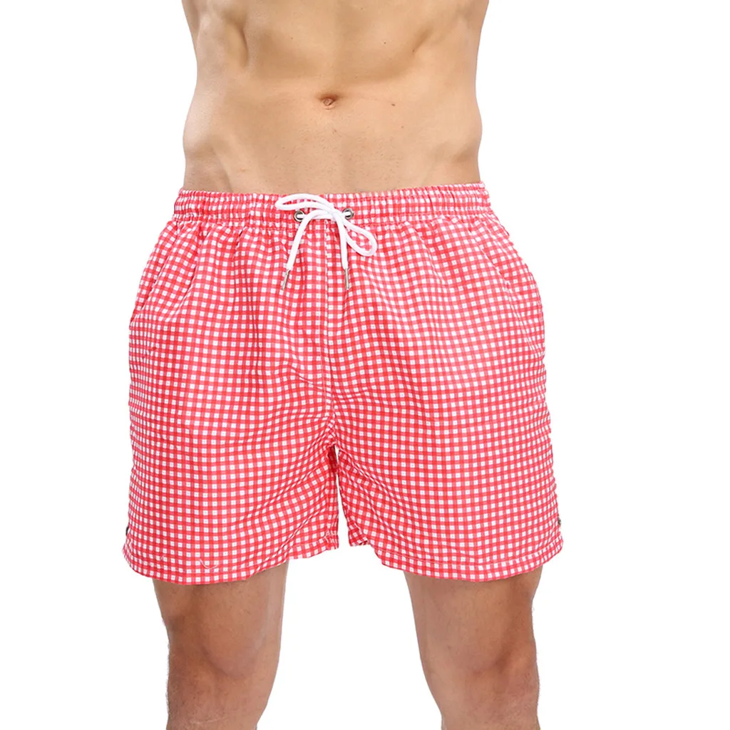 Для мужчин s Шорты решетки дышащие мужские шорты удобные плюс Размеры, крутой, шорты, летняя хлопковая Шорты Для мужчин# w35