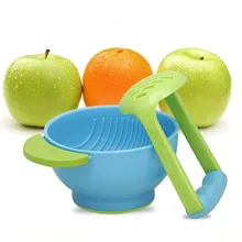 Набор для кормления ребенка прибор для приготовления фруктового пюре Еда мясорубку мельницы Кук для маленьких детей для Кормления Чаша дочерней Еда прибор для приготовления фруктового пюре
