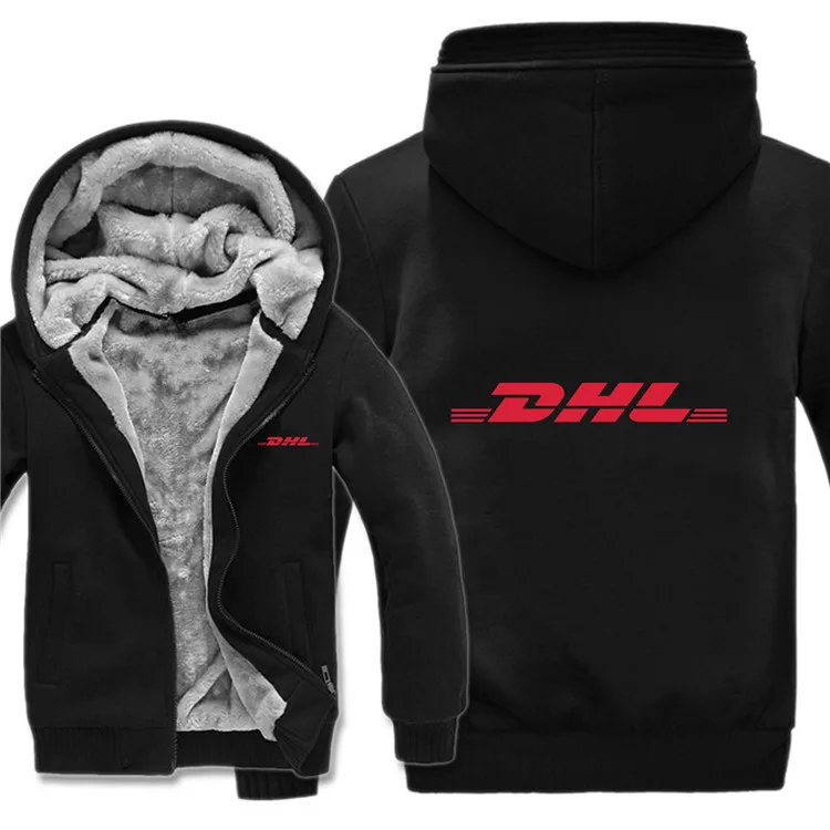 Зимние DHL толстовки мужские модные пальто пуловер шерстяная куртка DHL толстовки с капюшоном HS-058 - Цвет: as picture