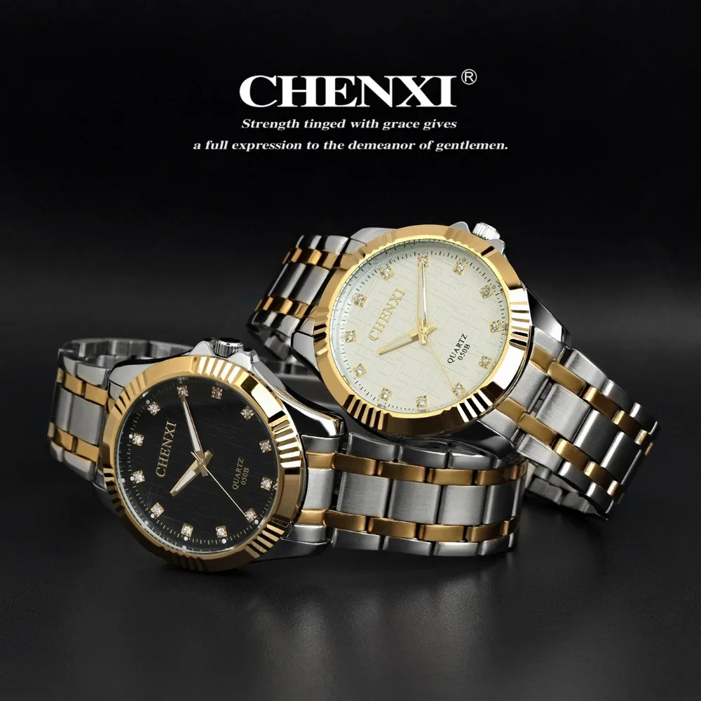 Chenxi мужские часы лучший бренд класса люкс из нержавеющей стали часы мужские повседневные кварцевые часы мужские спортивные наручные часы