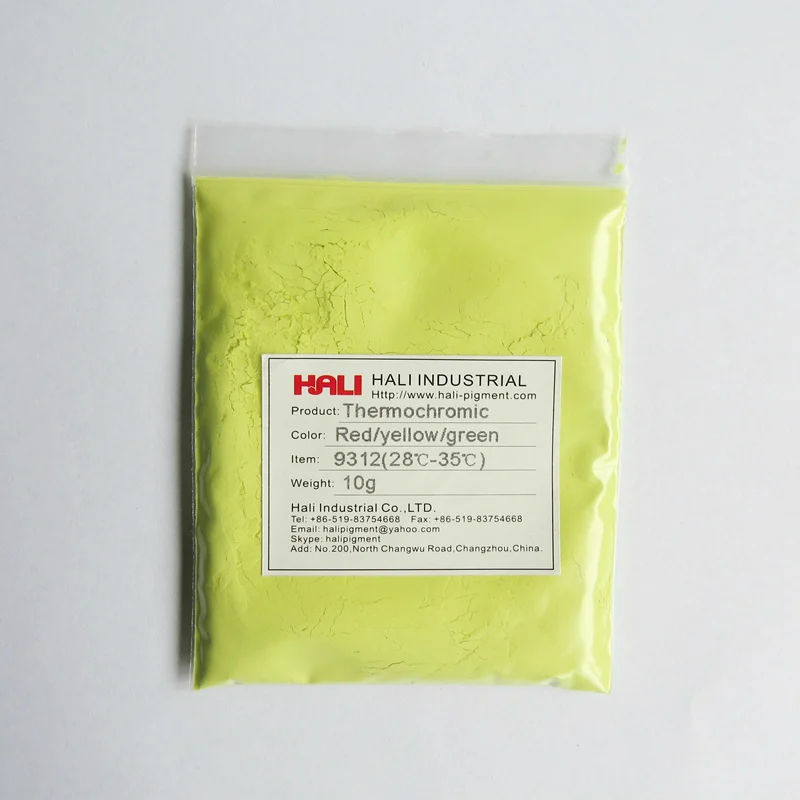 3 color changing thermochromic pigment 3 stage thermochromic powder hot active temperature sensitive pigment