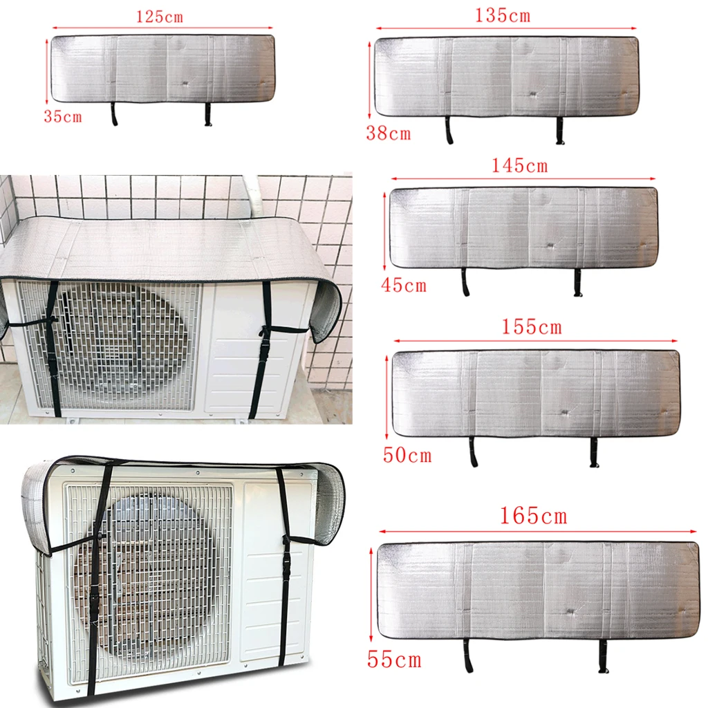 Outdoor Air Conditioner Cover Dust-proof Rainproof Air Conditioner Cleaning Cover