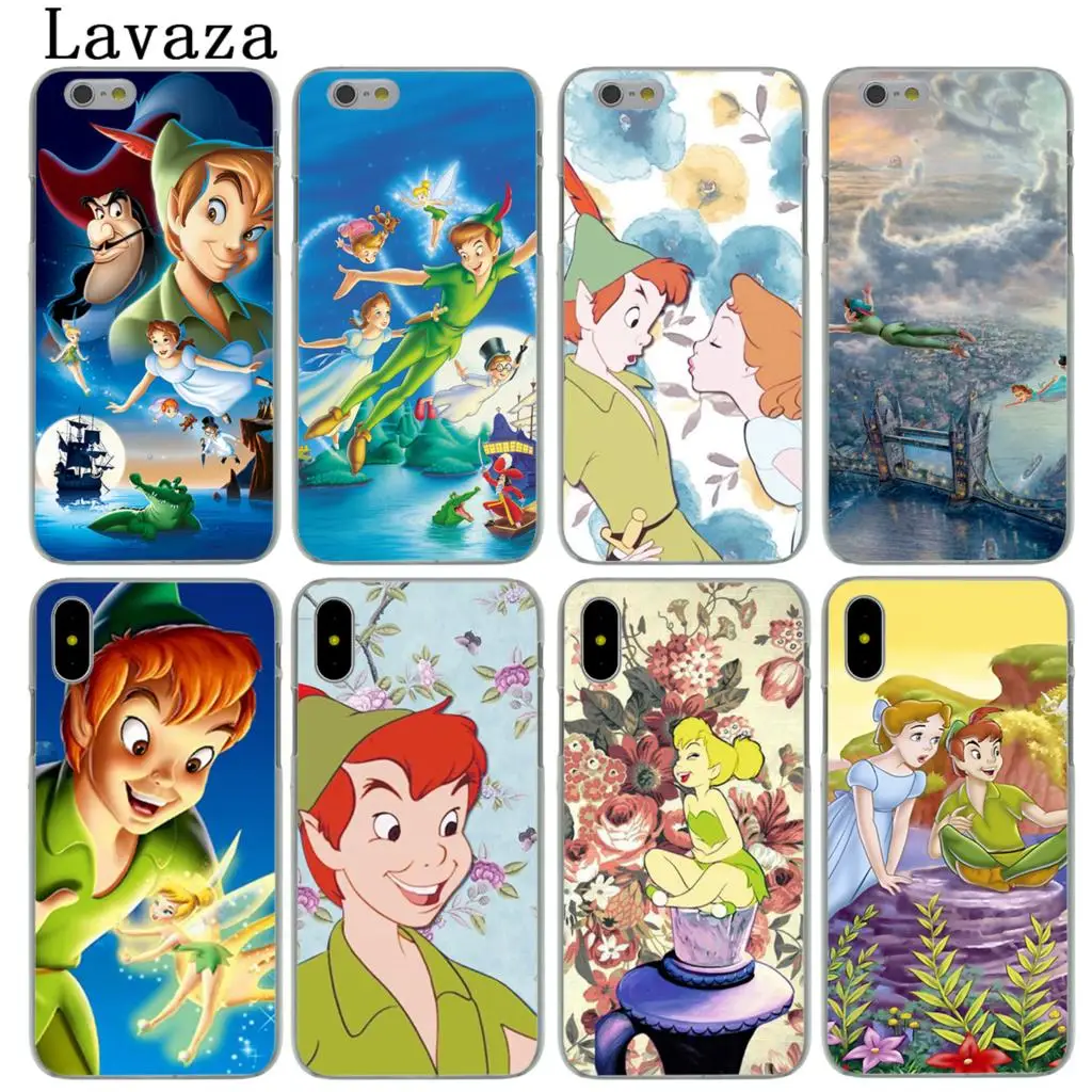 

Lavaza Tinker Bell Peter Pan and Wendy Cute Hard Phone Case for Apple iPhone X XS Max XR 6 6S 7 8 Plus 5 5S SE 5C 4S 10 Cover