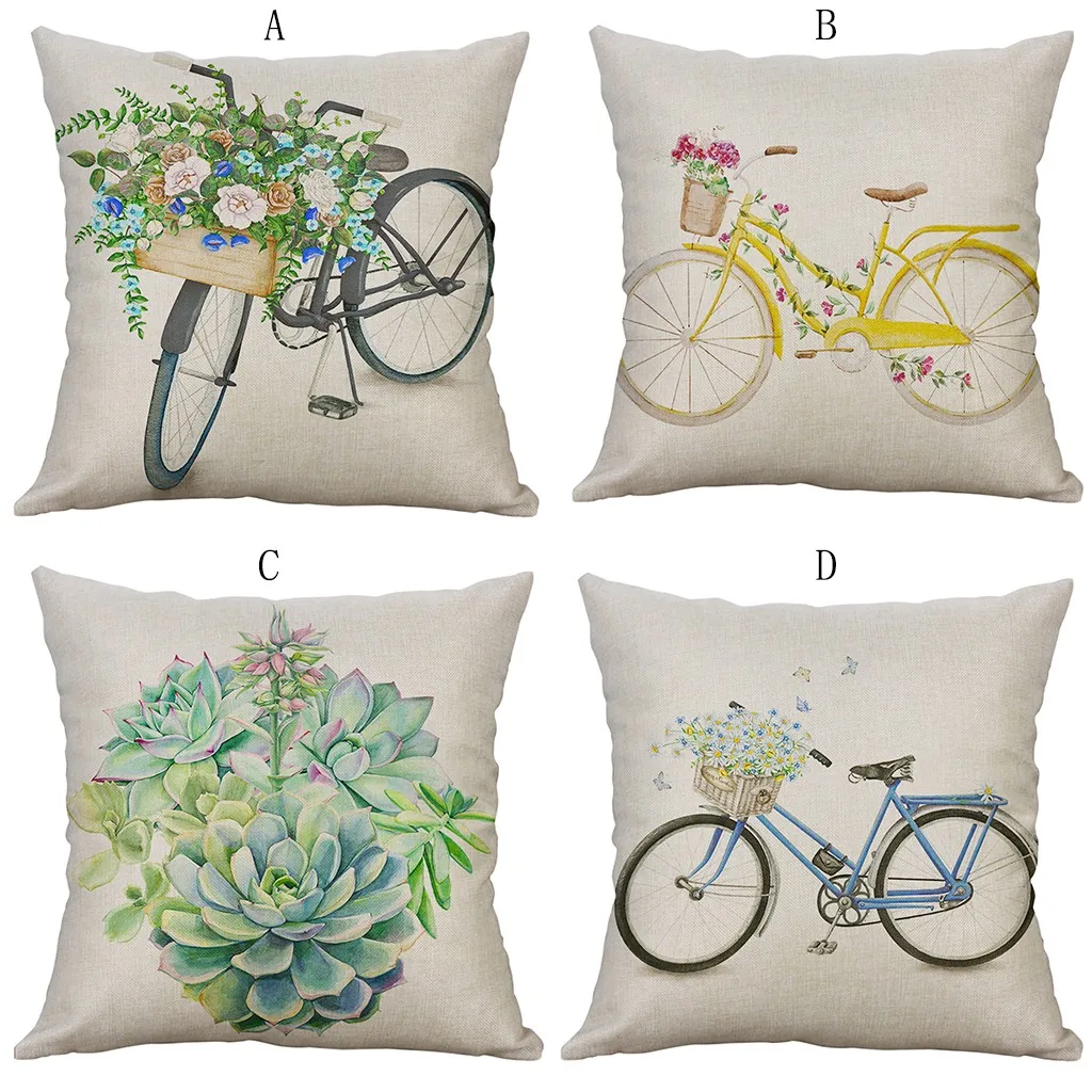 

Simple Linen Creative Lovely Pillow Cover Pillowcase For Bed Throw Polyester Cover Home Party Hotel Textile Hot Dropshipping
