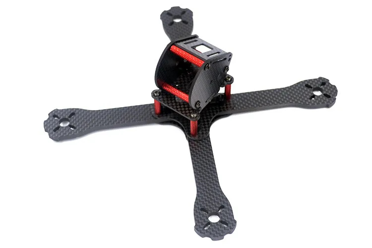 DIY FPV mini racing drone QAV X4 GS 4 &quot170 мм Квадрокоптер 3K рамка из чистого углеволокна 3/4