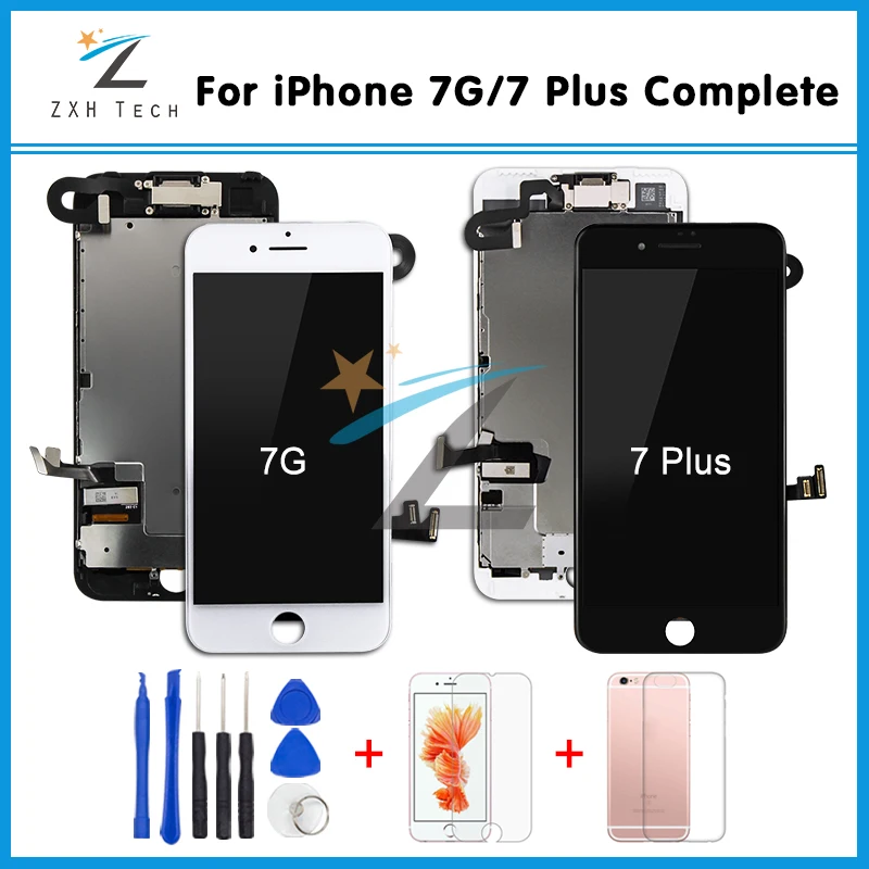 3D сенсорный экран для iPhone 7/7 plus ЖК дисплей с дигитайзером в сборе запасной