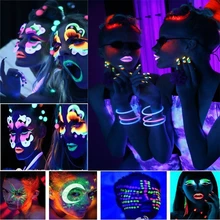 Смешанные 4 цвета Светящийся яркий темная пудра 120 г/лот, супер яркий Флуоресцентный порошок, пигмент фосфоресцирующий порошок