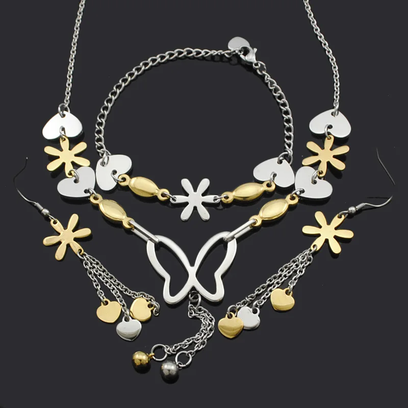 Женский комплект украшений ATGO серьги браслет ожерелье BTS387|female jewelry set|bracelet