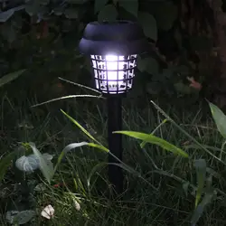 2 ПК солнечные светодиодный свет комаров вредителями ошибка Zapper лампа для уничтожения насекомых для сада против комаров убийца примерно