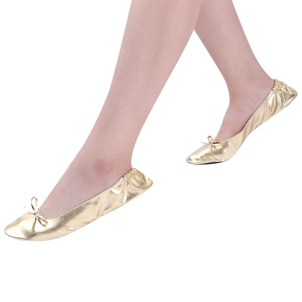 Складные Тапочки; Переносные балетки для путешествий; женская обувь на плоской подошве; женские летние повседневные тапочки; женская танцевальная обувь для вечеринки; zapatos mujer