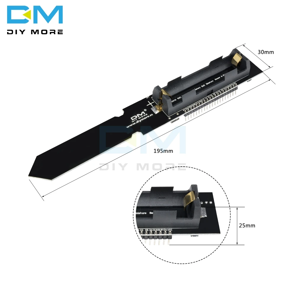 ESP32 CP2104 DHT11 WiFi Bluetooth датчик температуры и влажности почвы 18650 Защита аккумулятора