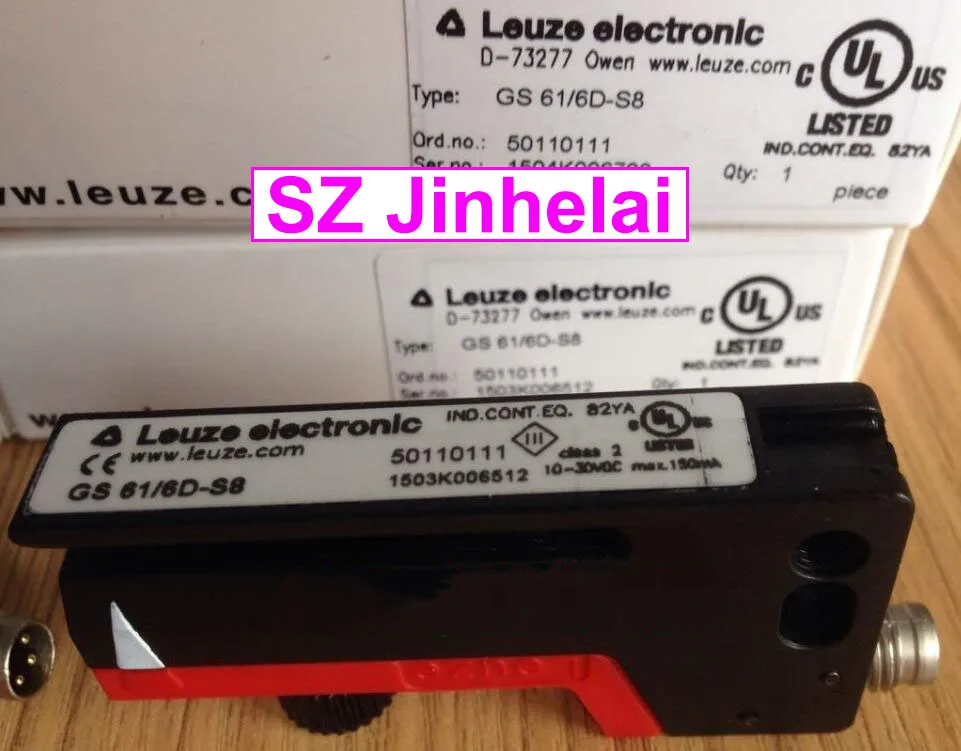 

GS 61/6D-S8 New and original Germany LEUZE Photoelectric switch Trough type sensor