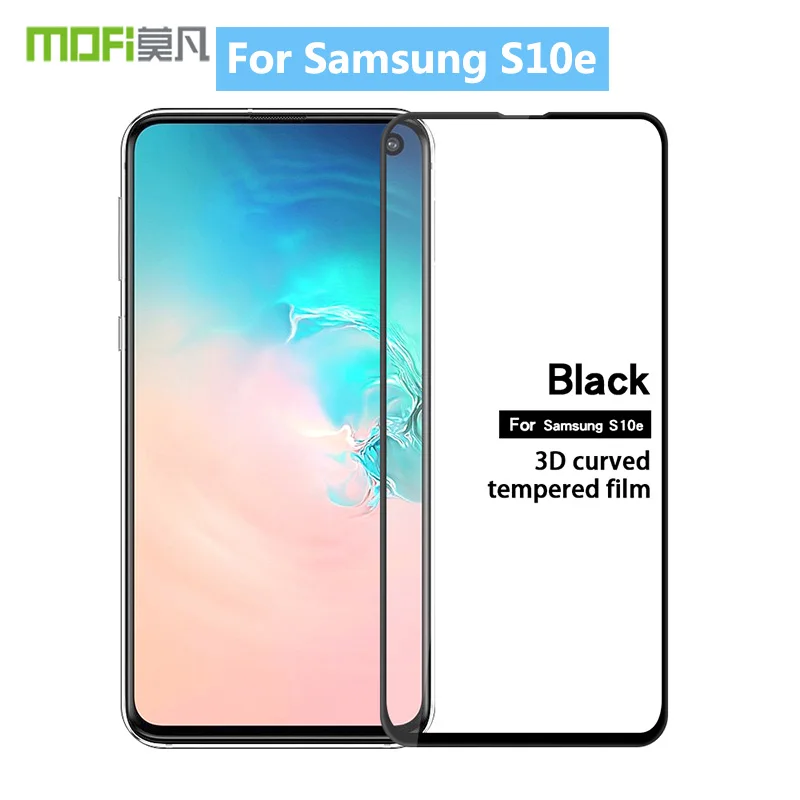 Для Samsung S10e оригинальная MOFi 3D изогнутая Защитная пленка для экрана из закаленного